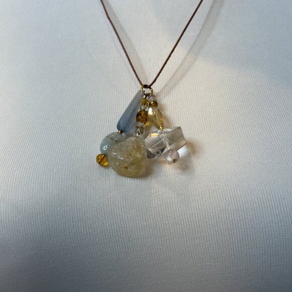 Handmade Beaded Charm Necklace - Picture 2 of 2